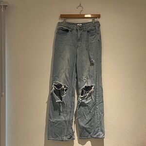 BP Casual Blue Ripped Boyfriend Jeans